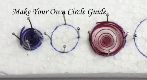 Make Your Own Paper Quilling Circle Sizing Guide Board - Honey's Quilling