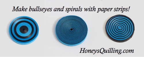 How To Make Bullseye and Spiral Circles With Paper Quilling - Honey's Quilling